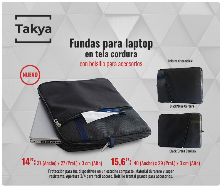 FUNDAS LAPTOS TAKIA  15,6
